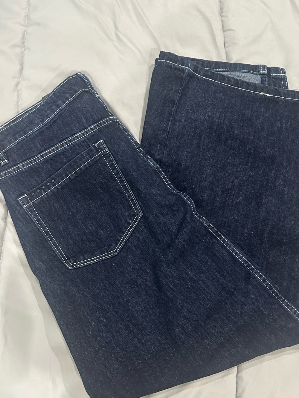 Blank NYC Women’s Slim Straight Dark Blue Jean skirt